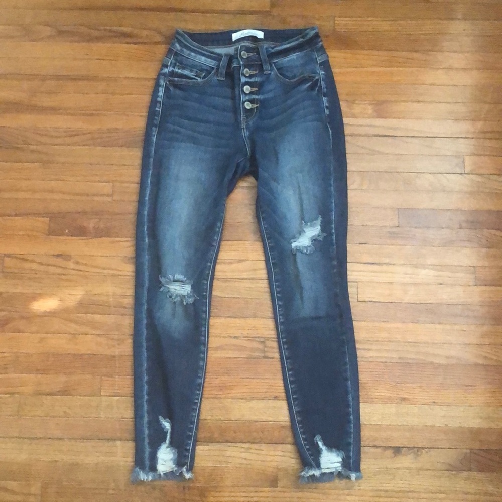 KanCan Kurvy midrise ankle skinny